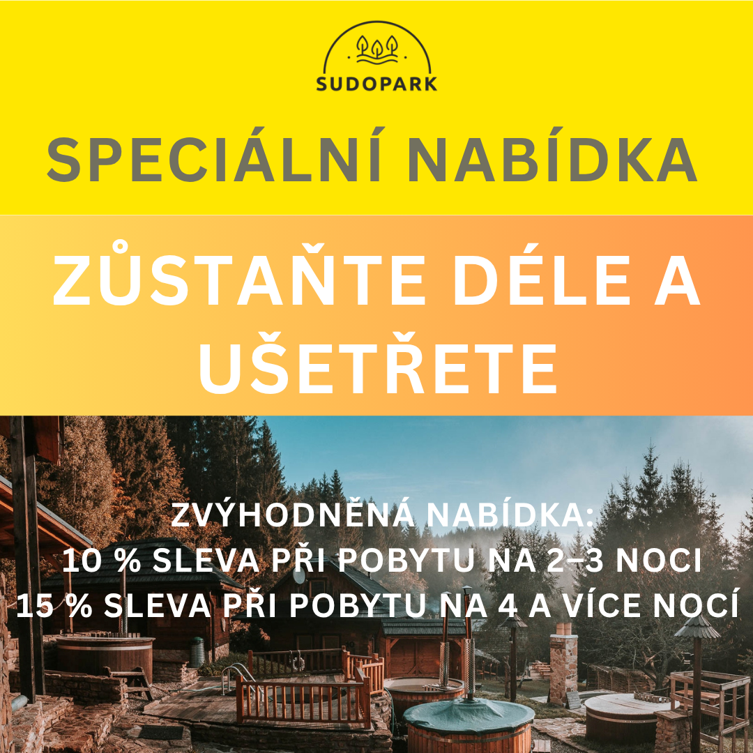 Zůstaňte déle a ušetřete!