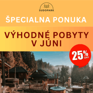25 % zľava na pobyty v Júni v Sudoparku