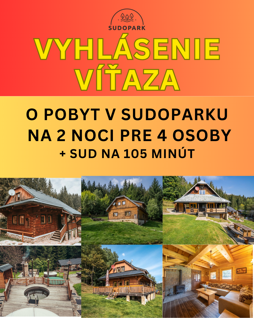 Vyhlásenie víťaza o pobyt v Sudoparku