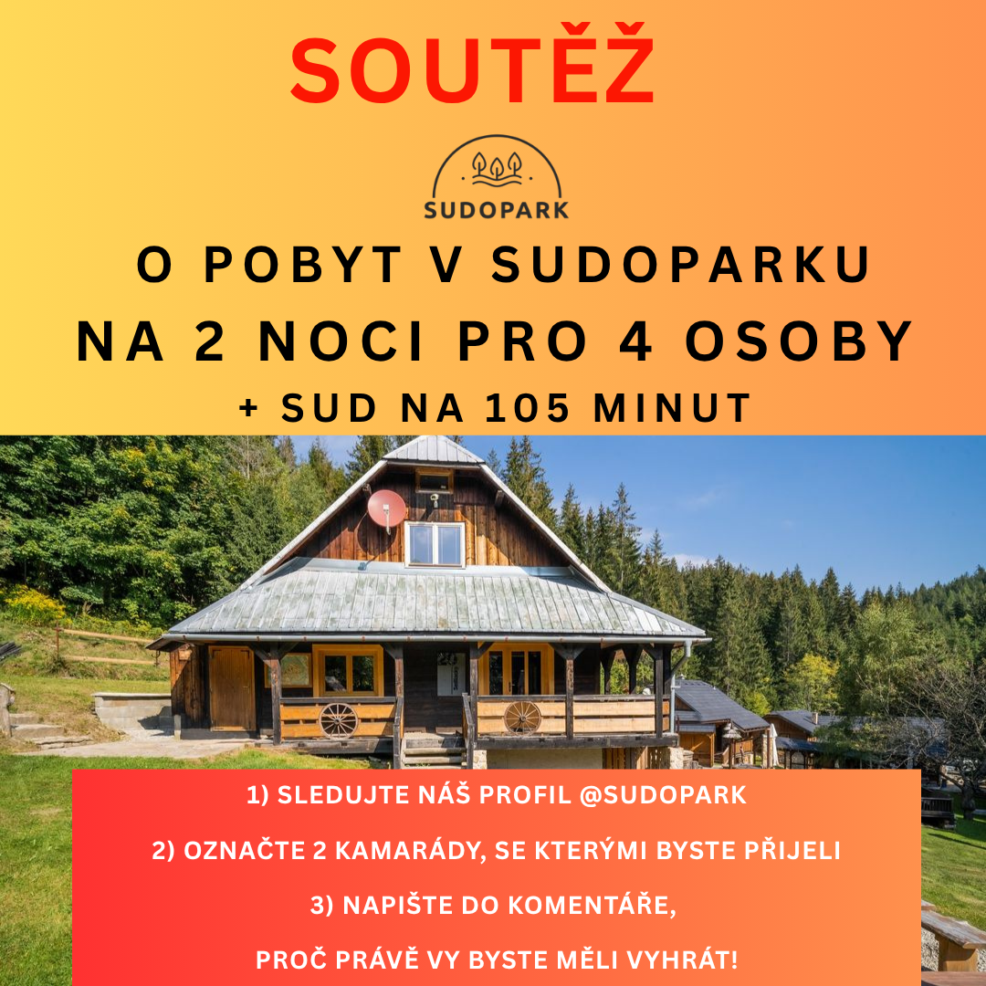 SOUTĚŽ o pobyt v Sudoparku!